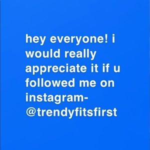 please follow me on instagram if you would like!